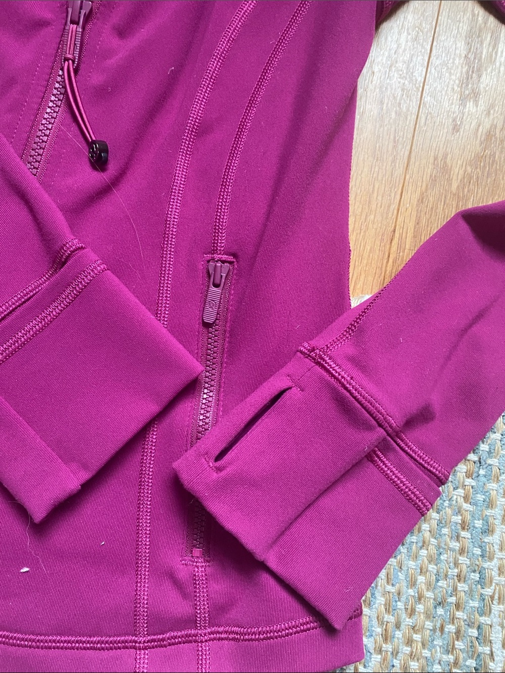 lululemon athletica Deep Raspberry Full-Zip Jacket - Picture 4 of 7